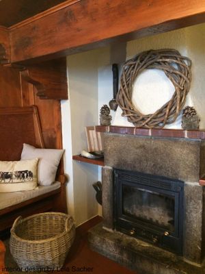 OUR FIRE PLACE. at Chalet Stella Alpina in Bedretto