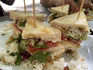 Sándwich de no gambas  at Vegan Rock in Sevilla