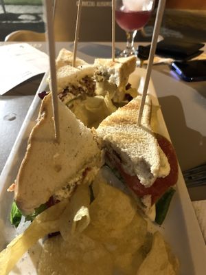 Sandwich No-Bacon at Vegan Rock in Sevilla