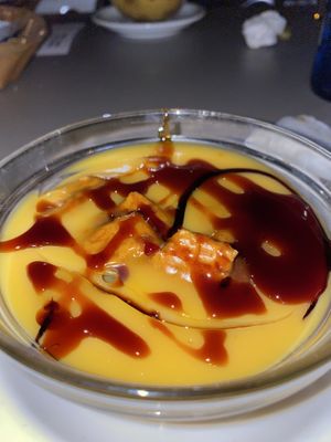 Flan con galleta  at Vegan Rock in Sevilla