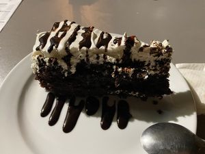 Tarta cerveza negra  at Vegan Rock in Sevilla