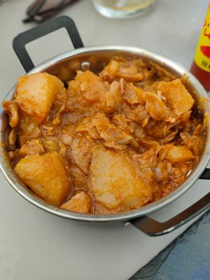 Carrillada de jackfruit at Vegan Rock in Sevilla