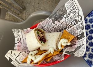 Fajitas   at Vegan Rock in Sevilla