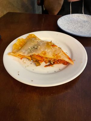 Pisto empenada at Vegan Rock in Sevilla