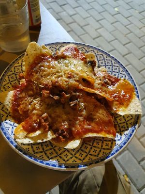 Nachos at Vegan Rock in Sevilla