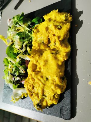 No chicken at Vegan Rock in Sevilla