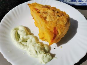 Tortilla at Vegan Rock in Sevilla