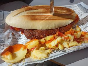 Serranito at Vegan Rock in Sevilla