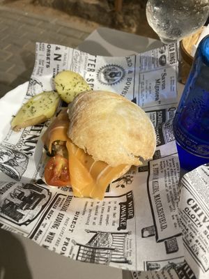 No salmon   at Vegan Rock in Sevilla