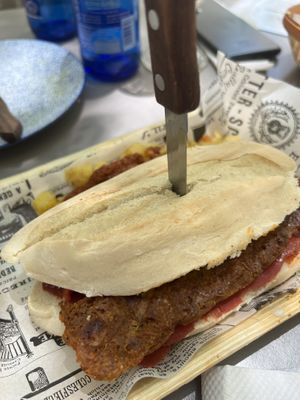 No ham sandwich   at Vegan Rock in Sevilla