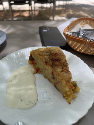 Omelette  at Vegan Rock in Sevilla