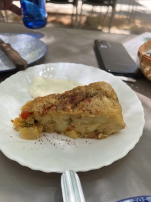 Omelette  at Vegan Rock in Sevilla