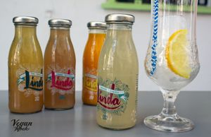 Ecological juices at Vegan Rock in Sevilla