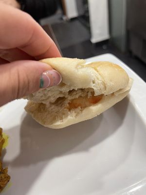 Montadito de gamba  at Vegan Rock in Sevilla