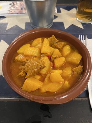 Seitan and Potato Stew - 7.5/10  at Vegan Rock in Sevilla