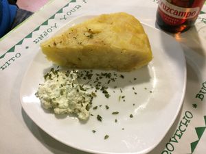 Tortilla de patatas at Vegan Rock in Sevilla