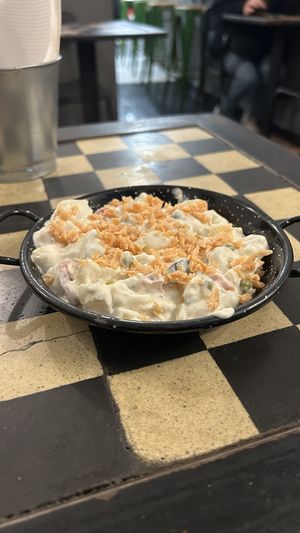 Vegan tuns salad  at Vegan Rock in Sevilla