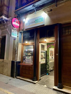 Front entrance   at Vegan Rock in Sevilla