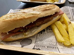 Seitan Sandwich   at Vegan Rock in Sevilla