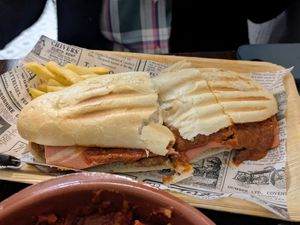 Serranito, delicioso 😋 mi favorito at Vegan Rock in Sevilla