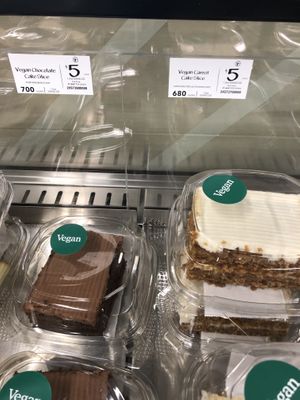 Vegan cakes  at Whole Foods Market in Long Beach