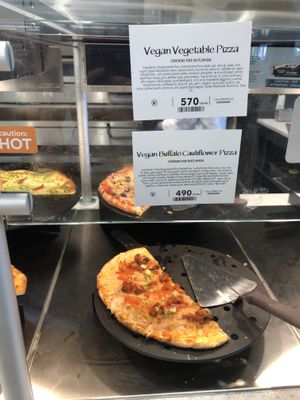 Vegan pizza  at Whole Foods Market in Long Beach