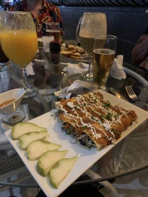   at Dawn on the Amazon Cafe in Iquitos