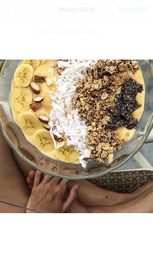 Healthy digestion bowl  at Dawn on the Amazon Cafe in Iquitos