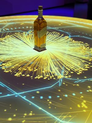 Immersive experience at Johnnie Walker - Princes Street in Edinburgh