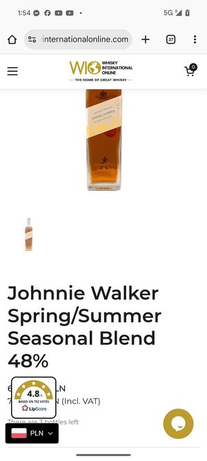 Limited exclusive bottling at Johnnie Walker - Princes Street in Edinburgh