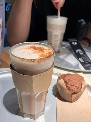 Latte Macchiato & Death by Chocolate Muffin at Tibits - Gurtengasse in Bern