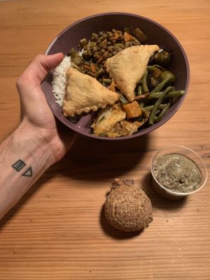 Too Good to Go vegan plater  at Tibits - Gurtengasse in Bern