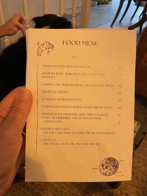 Menu   at Hazel Coffeebar in Noord-holland