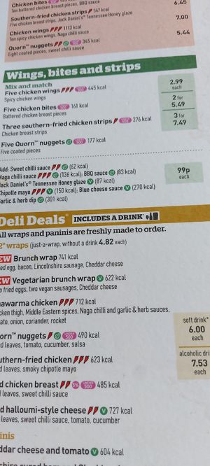 Quorn chicken at The Isambard Kingdom Brunel - JD Wetherspoon in Portsmouth