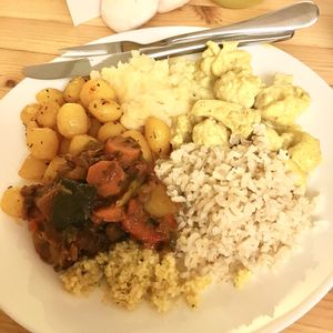 Buffet style plate  at De Rosenobel in Antwerpen