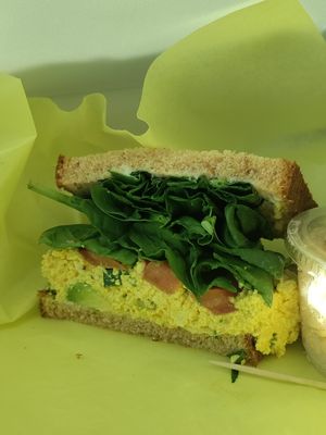 Eggless sandwich   at Get Fresh Cafe in Lancaster