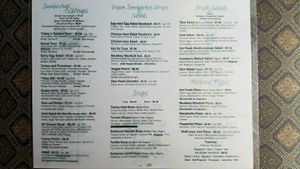 Menu at Get Fresh Cafe in Lancaster