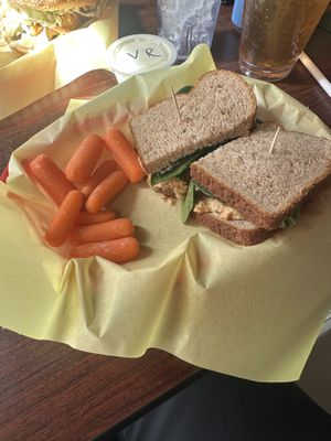 Chickenless salad   at Get Fresh Cafe in Lancaster