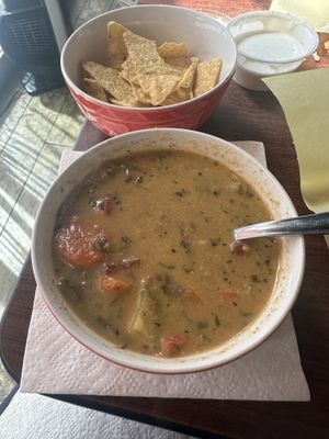 Tortilla soup   at Get Fresh Cafe in Lancaster