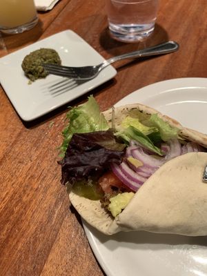 PB GYRO 11/10 ABSOLUTELY DELICIOUS falafel was good!!  at Pita Jungle - Dana Park in Mesa