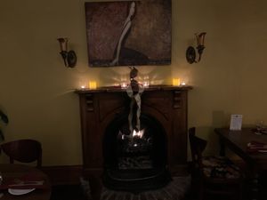 So cozy.  at Vidya's Veggie Gourmet in Thornton