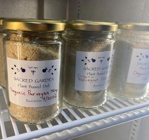  at Sacred Garden Plant Based Deli in Rhodes