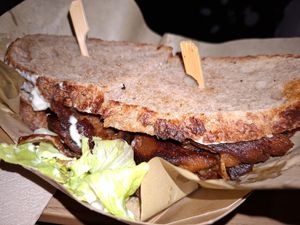  at Sacred Garden Plant Based Deli in Rhodes