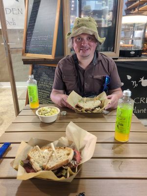  at Sacred Garden Plant Based Deli in Rhodes