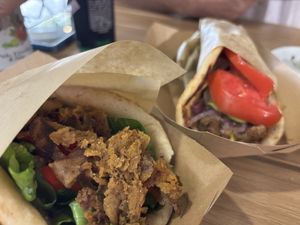   at Sacred Garden Plant Based Deli in Rhodes