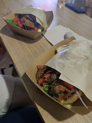  at Sacred Garden Plant Based Deli in Rhodes