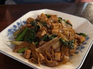 Pad Se Ew with Tofu at Thai Kitchen in Thunder Bay