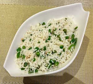 Vegetable rice at Eat & Meat in Dubai