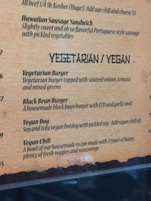 Menu  at South Shore Tiki Lounge in Kihei