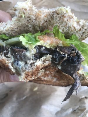 Mushroom cashew special sandwich  at Ocean Organics in Toms River